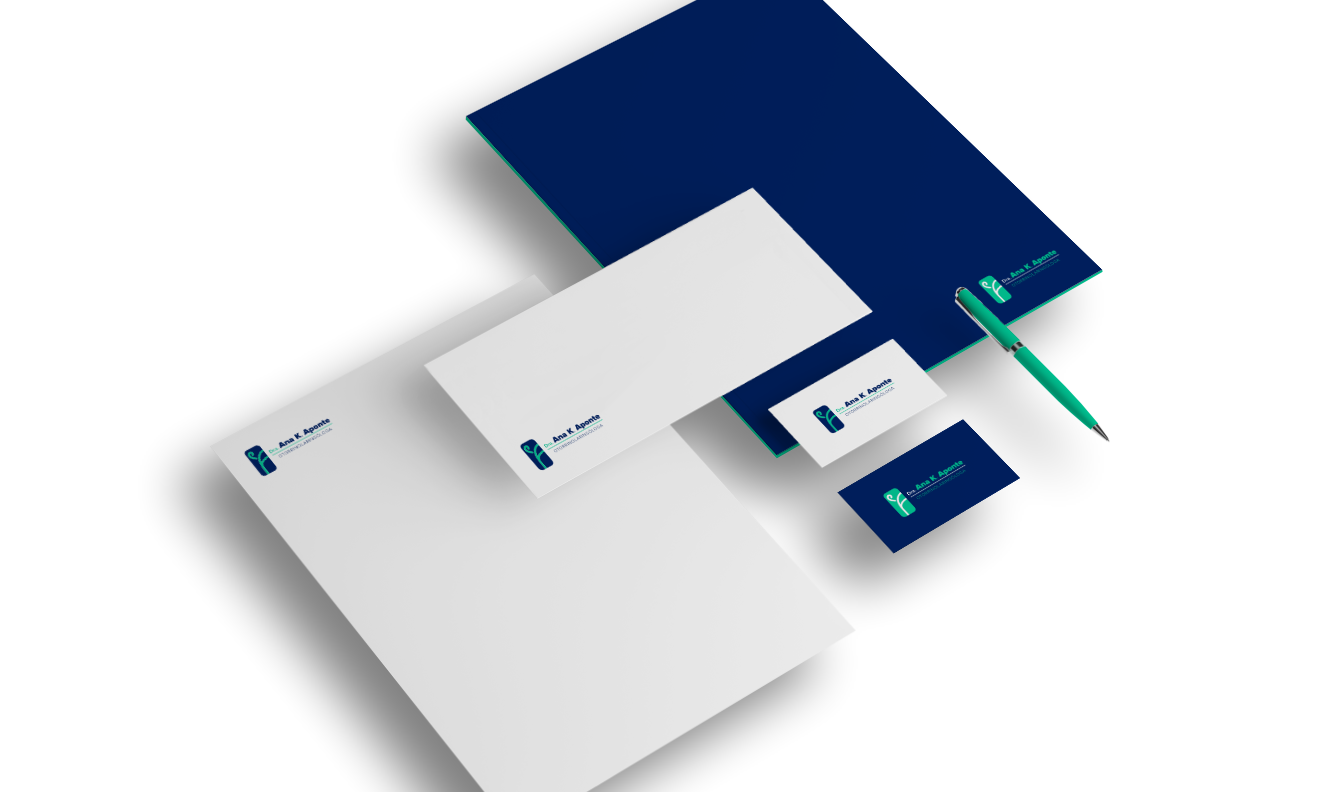 Dra. Ana K. Aponte - Diseño - Papelería.
