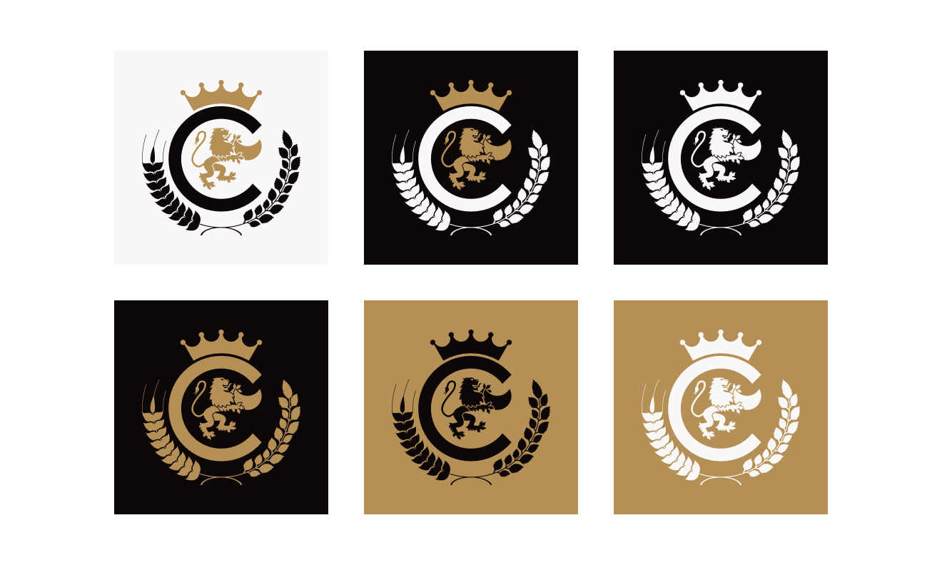 Il Coloniale - Emblemas - Variantes de color.
