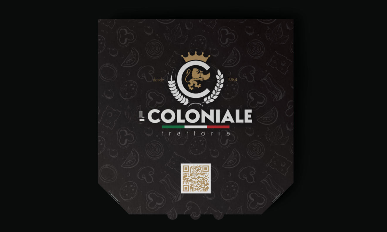 Il Coloniale - Diseño - Caja para pizzas.